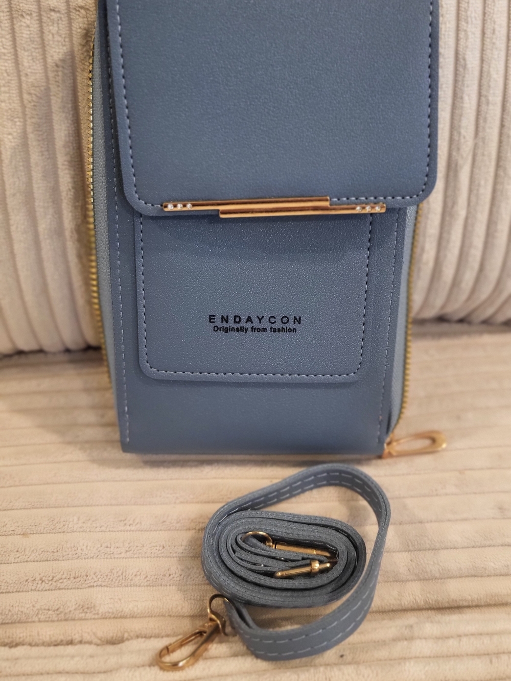 Blue Crossbody Phone Bag